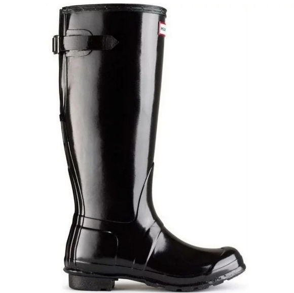 Hunter Women Tall Original Gloss Rain Boots shoes sz 5 - Picture 1 of 14
